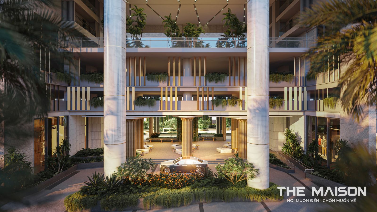 Hệ tiện ích cao cấp đã được đưa vào sử dụng tại dự án The Maison