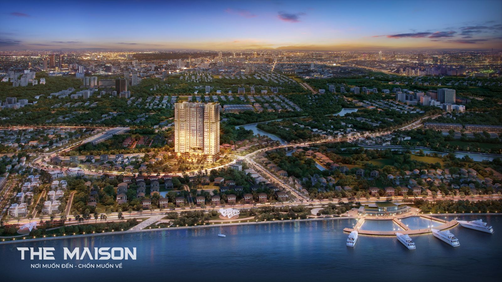 Dự án The Maison hiện hữu ngay tại trung tâm Thủ Dầu Một